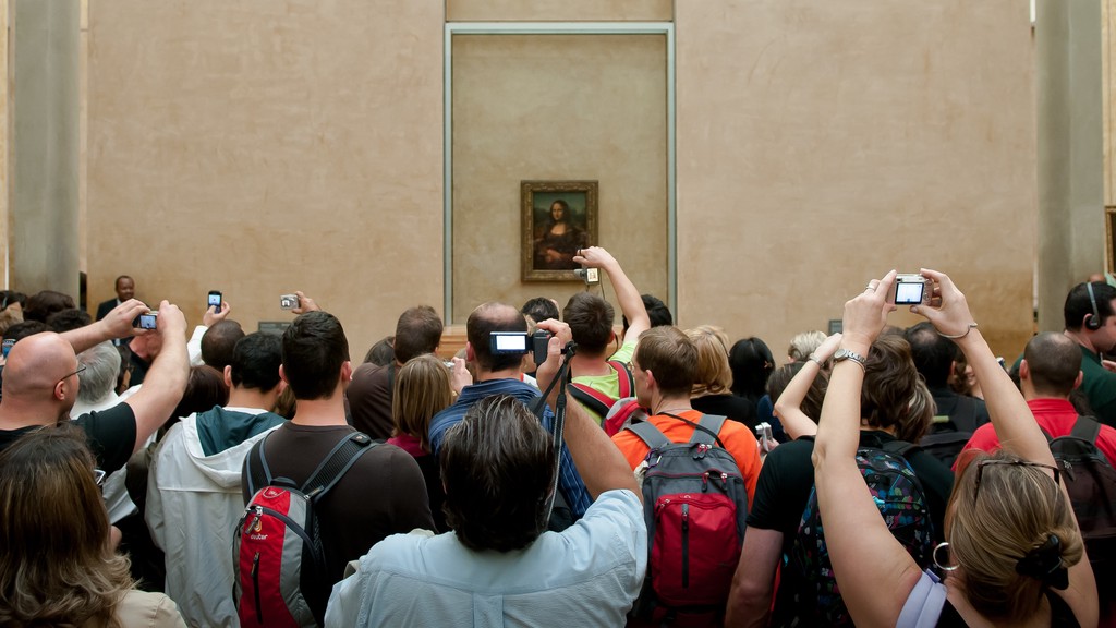 Neulich, im Louvre...