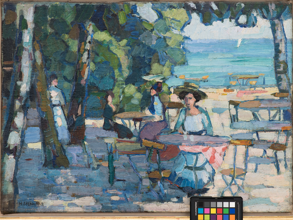 Kaffeegarten am Ammersee – 1911 – Hermann Stenner (1891-1914)